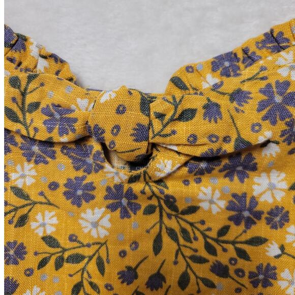 NWT ModCloth Sparuced Up Summer Sleeveless Top Beachy Vacation Linen Blend -‎ S - Picture 5 of 8